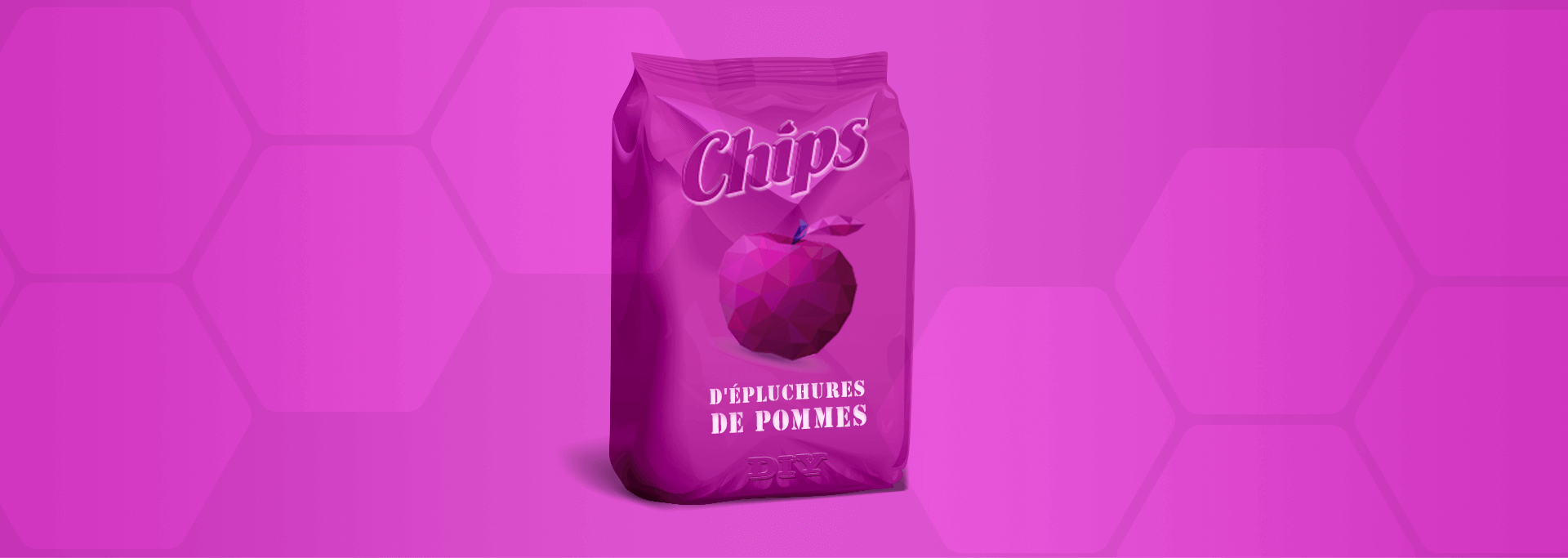 diy chips d'épluchures de pommes
